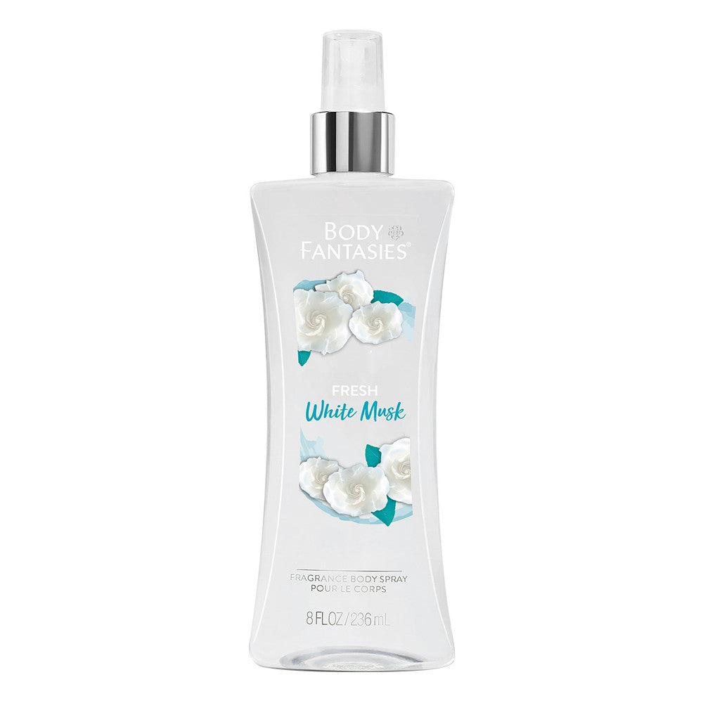Body Fantasies Signature Fresh White Musk Body Spray, 8 Oz